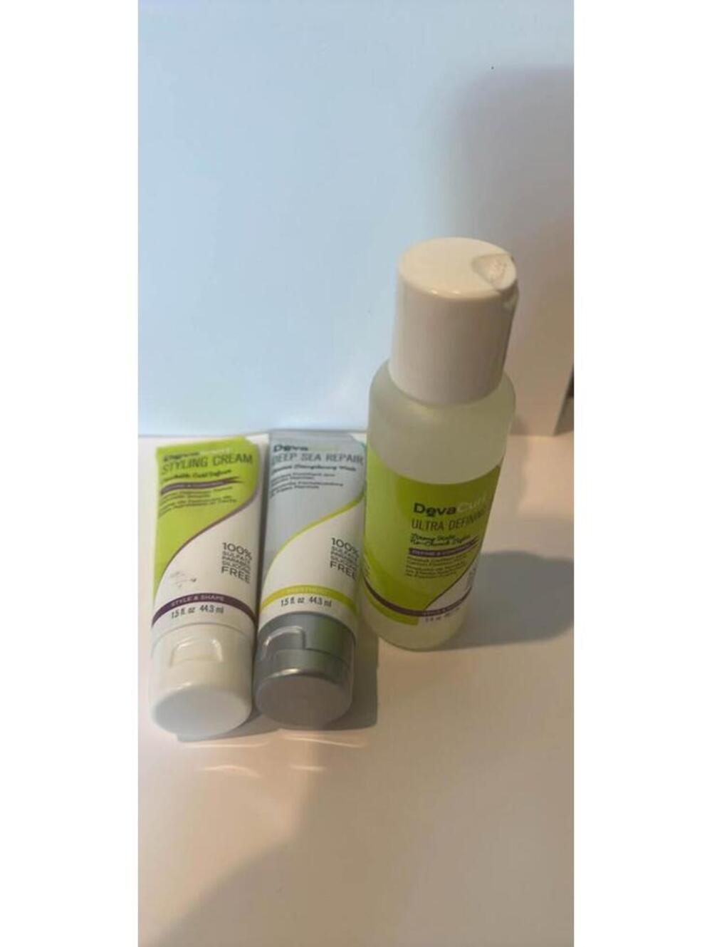 DevaCurl Styling Cream, Deep Sea Repair, Ultra Defining Gel, travel size